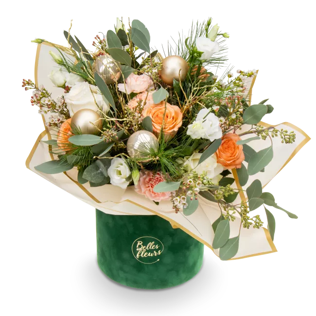 Vánoční květinový box